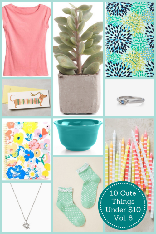 10 Cute Things Under $10 – Volume 8 – Teal Inspiration